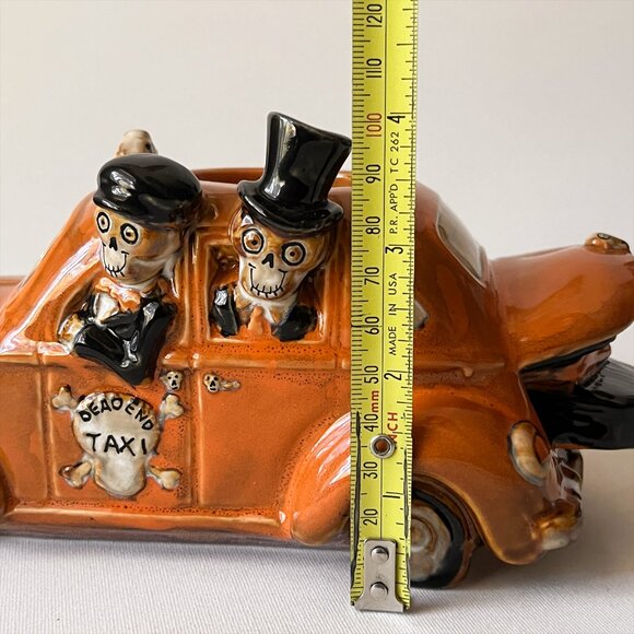 Creepy Cute Halloween Candle Holder Yankee Candle Boney Bunch Dead End Taxi 2014 - Picture 11 of 11